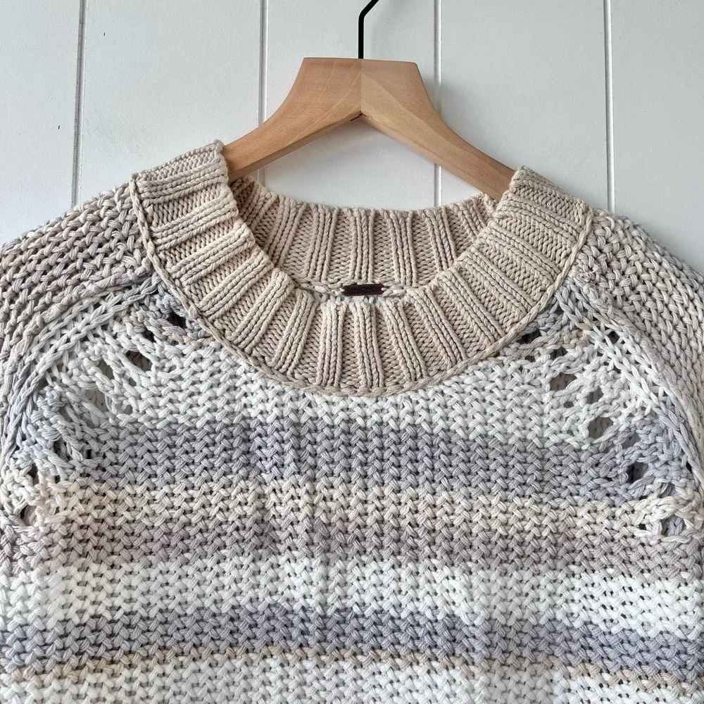Free People pullover sweater devon striped
